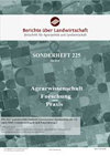 BERICHTE UBER LANDWIRTSCHAFT雜志封面